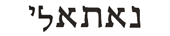 natalie in hebrew