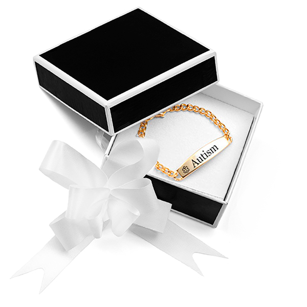Black and White Gift Box with White Bow for Jewelry inset 1