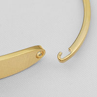 Lesly Gold Medical Bangle Bracelets inset 1