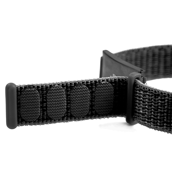 Black Fabric Adjustable Medical ID Bracelet inset 1