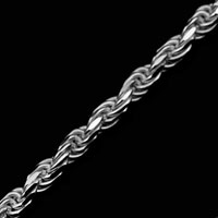 1.75mm Sterling Silver Diamond Cut Rope Chains inset 1