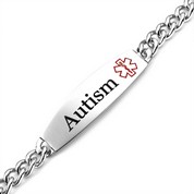 Adult Autism Bracelet with Optional Safety Clasp
