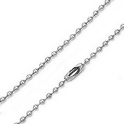 2.5mm Brushed Finish Stainless Ball Chains