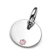 SM Medical Polished Steel ID Tag for Purses, Pets, & More