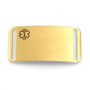 Gold Plated Tag for Strap Bracelets