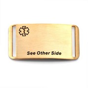 See Other Side Gold Tag for Sportstrap Bracelets