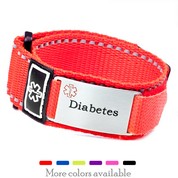 Durable Sport Strap Diabetic Bracelets in Various Colors