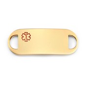 Engravable Gold Plated Tag 