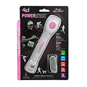 PowerArmz Pink - Adjustable LED Armband Multi-Lang