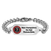 New Hampshire Do Not Resuscitate Bracelet 7 - 9 In