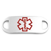 Stainless Steel Large Symbol Medical ID Tag