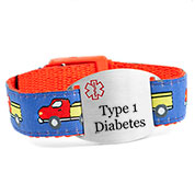 Trucks Type 1 Diabetes Bracelet 