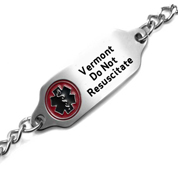 Vermont Do Not Resuscitate DNR Bracelet