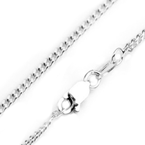 1.75mm Cuban Sterling Silver Chain 20 inch