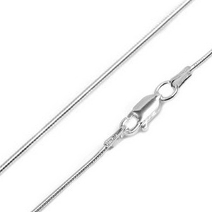 1mm Sterling Silver Snake Chains