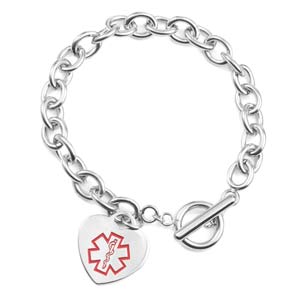 Camilla Easy On Off Style Medical Id Bracelet Easy On Off Style Medical Id Bracelet