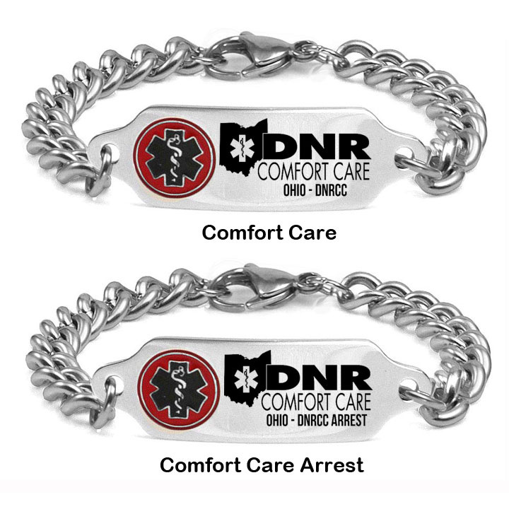 Ohio Dnr Comfort Care Medical Alert Bracelet 7 9 In