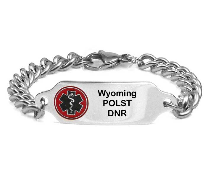 Wyoming POLST DNR Authorized Bracelet