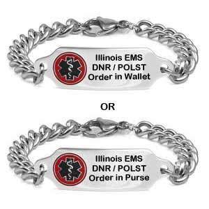 Illinois DNR / POLST ID Bracelet