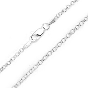 2.5 mm Sterling Rolo Chains in 18-24 inch