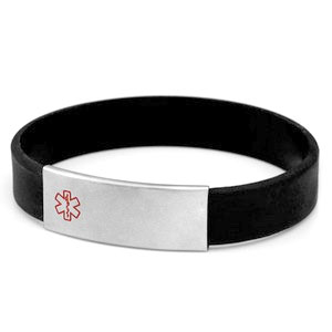 black silicone bracelets