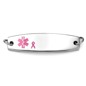Breast Cancer Awareness Medical Tag